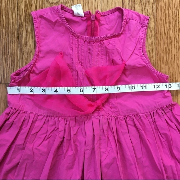 Fuchsia Pink Toddler Little Girls Sleeveless Fit & Flare Gray shift Dress - Picture 12 of 16